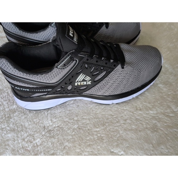 RBX Ajax Men's Live Life Active Athletic Running Shoes Gray/Black EUC Sz 9 - Picture 4 of 8